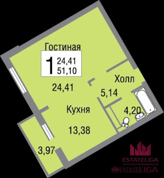 Москва, 1-но комнатная квартира, улица Татьянин Парк д.14к2, 13650000 руб.