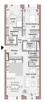 Москва, 3-х комнатная квартира, ул. Новослободская д.24, 66920000 руб.
