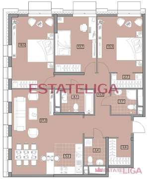 Москва, 4-х комнатная квартира, Аминьевское ш. д.4Дк2, 40000000 руб.