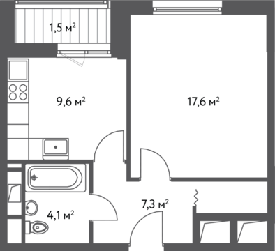 Москва, 1-но комнатная квартира, Кавказский б-р. д.вл. 27, корп.2, 6653352 руб.