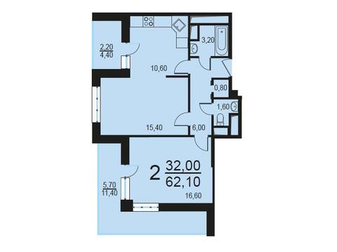 Москва, 1-но комнатная квартира, Внутренний проезд д.8с3, 11739011 руб.