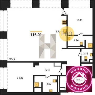 Москва, 2-х комнатная квартира, ул. Садовая-Сухаревская д.д. 14 стр. 1, 206892234 руб.