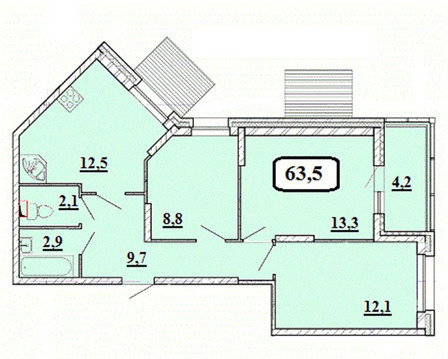 Красногорск, 3-х комнатная квартира, б-р Космонавтов д.д. 11, 6195231 руб.