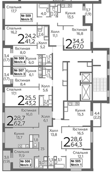 Балашиха, 2-х комнатная квартира, микрорайон Павлино д., 4213440 руб.