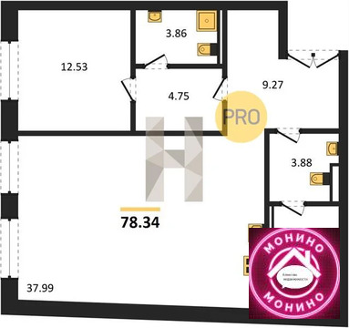 Москва, 1-но комнатная квартира, Крестовоздвиженский пер. д.д. 4, 207601000 руб.