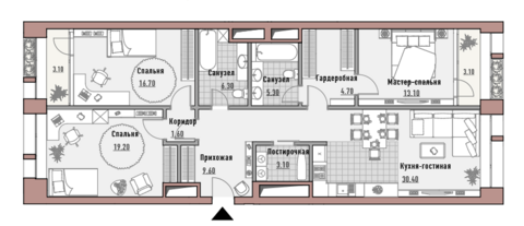 Москва, 3-х комнатная квартира, ул. Новослободская д.24, 59770000 руб.