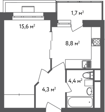 Москва, 1-но комнатная квартира, ул. Вешняковская д.18Г, 6458880 руб.