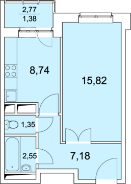 Пирогово, 1-но комнатная квартира, ул. Пионерская д.7, 2735000 руб.