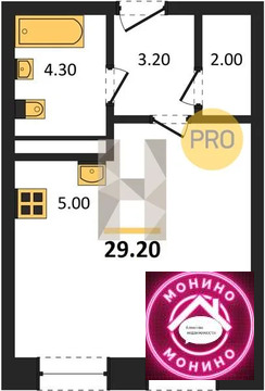 Братовщина, 1-но комнатная квартира, Братовщина село д.д. 2, 5898400 руб.