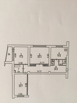 Москва, 3-х комнатная квартира, ул. Кибальчича д.2 к1, 30000000 руб.