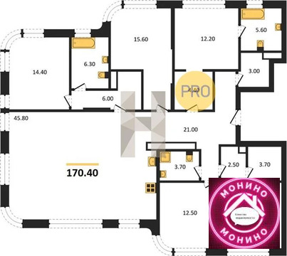 Москва, 5-ти комнатная квартира, ул. Нижние Мневники д.д. 2, 154092720 руб.