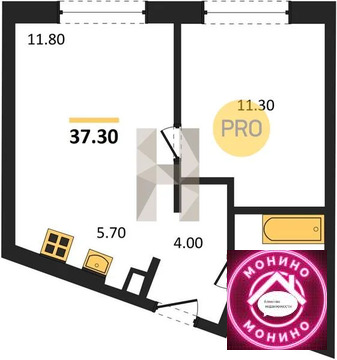 Москва, 1-но комнатная квартира, Боровское шос. д.д. 51, 14292650 руб.