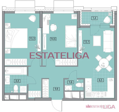 Москва, 2-х комнатная квартира, Аминьевское ш. д.4Дк2, 30300000 руб.