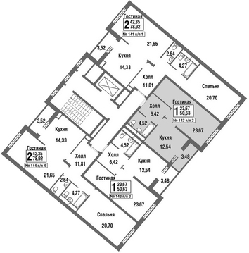 Москва, 1-но комнатная квартира, улица Татьянин Парк д., 6371785 руб.