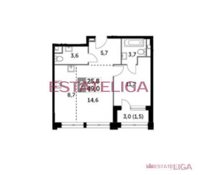 Москва, 2-х комнатная квартира, Шелепихинская наб. д.40к3, 31000000 руб.