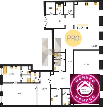 Москва, 3-х комнатная квартира, Богоявленский пер. д.д. вл. 3с1, 619850000 руб.