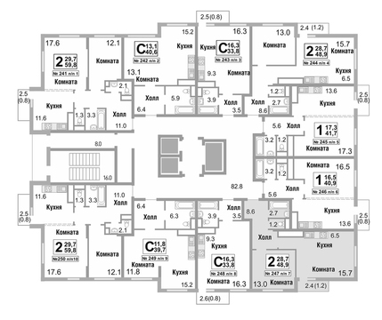 Москва, 2-х комнатная квартира, ул. Бибиревская д.4, 5759784 руб.