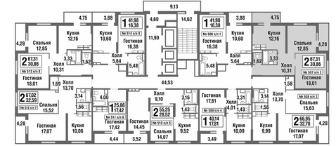 Москва, 2-х комнатная квартира, улица Татьянин Парк д., 8378782 руб.