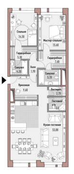 Москва, 3-х комнатная квартира, ул. Новослободская д.24, 56140000 руб.