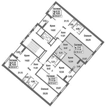 Москва, 1-но комнатная квартира, улица Татьянин Парк д., 6316947 руб.