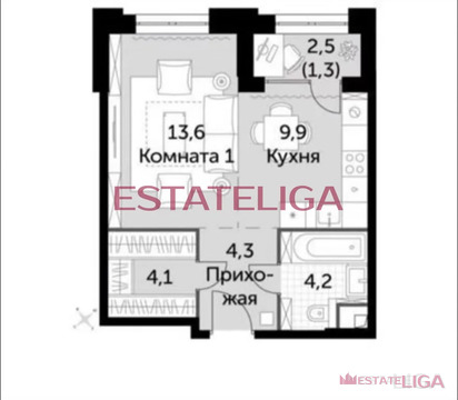 Москва, 1-но комнатная квартира, Шелепихинская наб. д.40к2, 25300000 руб.