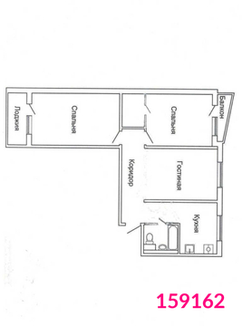 Москва, 3-х комнатная квартира, ул. Кировоградская д.24к1, 10300000 руб.