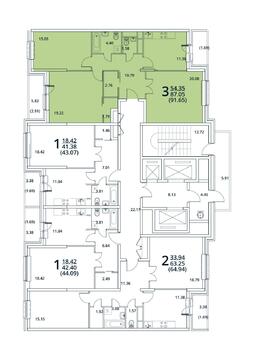 Москва, 3-х комнатная квартира, ул. Радиальная 6-я д.7, 8706750 руб.