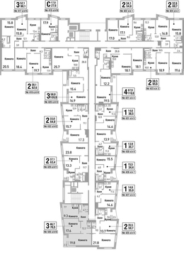 Москва, 3-х комнатная квартира, ул. Саморы Машела д.5, 10458315 руб.