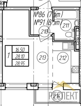 Ногинск, 1-но комнатная квартира, ул. Советской Конституции д.21, 1700000 руб.