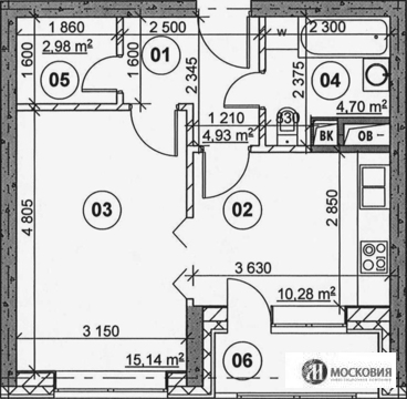 Москва, 1-но комнатная квартира, Буденного пр-кт. д.51, 8366160 руб.