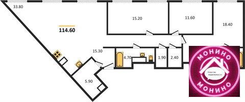 Москва, 3-х комнатная квартира, ул. Летниковская д.д. 4/6а, 93724540 руб.
