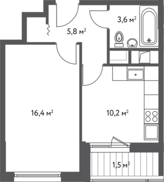 Москва, 1-но комнатная квартира, Кавказский б-р. д.вл. 27, корп.2, 6655200 руб.