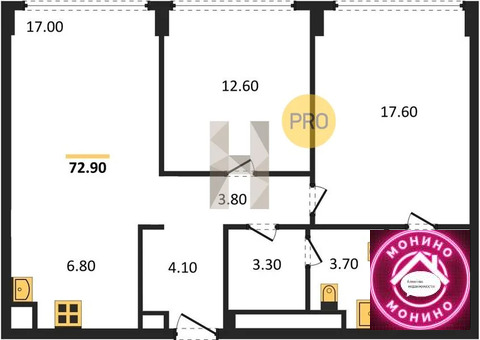 Москва, 2-х комнатная квартира, Кутузовский прд. д.д. 16, 62849889 руб.