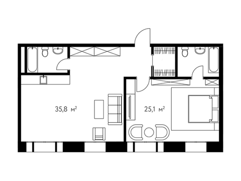 Москва, 2-х комнатная квартира, Даев пер. д.19, 34404000 руб.