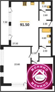 Москва, 2-х комнатная квартира, ул. Дубининская д.д. 59, корпус 2, 74350000 руб.