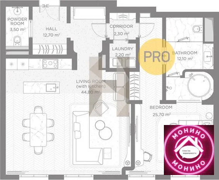 Москва, 1-но комнатная квартира, Большой Черкасский пер. д.д. 4, 385320000 руб.