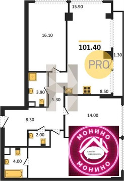 Москва, 3-х комнатная квартира, Кутузовский прд. д.д. 16, 122097993 руб.