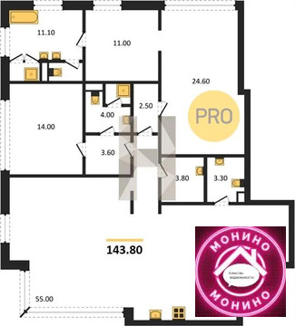 Москва, 2-х комнатная квартира, Богоявленский пер. д.д. вл. 3с1, 460160000 руб.