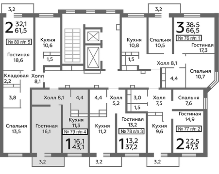 Видное, 1-но комнатная квартира, б-р Зеленые Аллеи д., 3296826 руб.