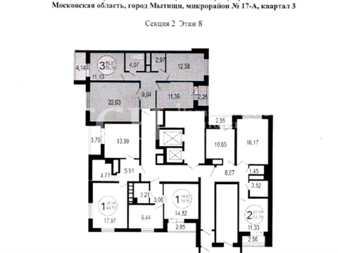 Мытищи, 3-х комнатная квартира, Астрахова пр-кт д.10А, 7000000 руб.