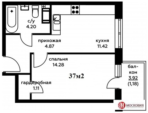 Валуево, 1-но комнатная квартира, Зеленая д.2, 3100000 руб.
