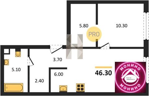Москва, 1-но комнатная квартира, Открытое шос. д.д. вл. 9, 18168120 руб.