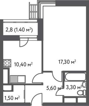 Москва, 1-но комнатная квартира, С.Ковалевской д.20, 7062600 руб.