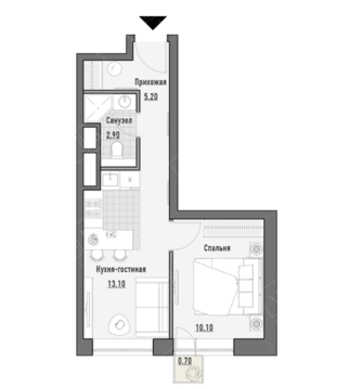 Москва, 1-но комнатная квартира, ул. Сущевский Вал д.49, 7720000 руб.