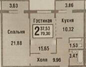Московский, 2-х комнатная квартира, Татьянин Парк д.14 к2, 10500000 руб.