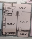 Москва, 1-но комнатная квартира, Старокрымская д.д.15 к.2, 7000000 руб.