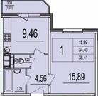 Домодедово, 1-но комнатная квартира, Курыжова д.13, 2750000 руб.