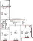 Наро-Фоминск, 3-х комнатная квартира, 1-я Кривоносовская д.17А, 8750000 руб.