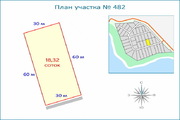 Участок 18,3 соток у берега Истринского вдхр, центральные коммуникации, 6228800 руб.