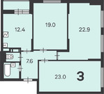 Москва, 3-х комнатная квартира, ул. Люблинская д.дом 76, корпус 4, 21333770 руб.